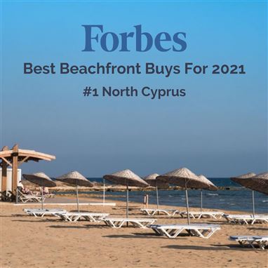 FORBES DERGİSİ 2021 Yılının En İyi 5 Sahil Kenarı Gayrimenkul Alımı listesinde KUZEY KIBRIS  1.